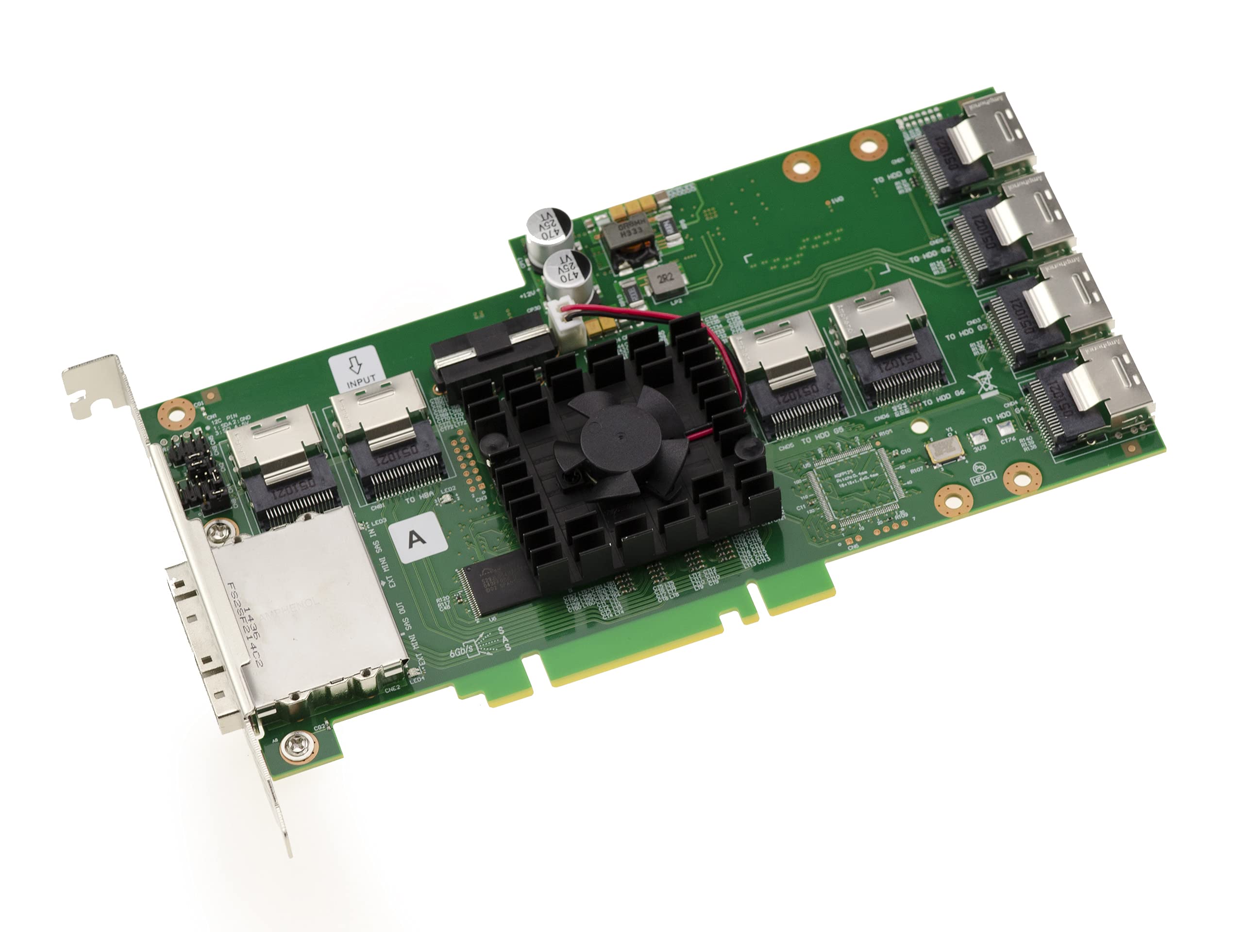 KALEA-INFORMATIQUE Scheda di espansione PCIe SAS + SATA - 6 GB - 24 porte Chipset SAS 2X36