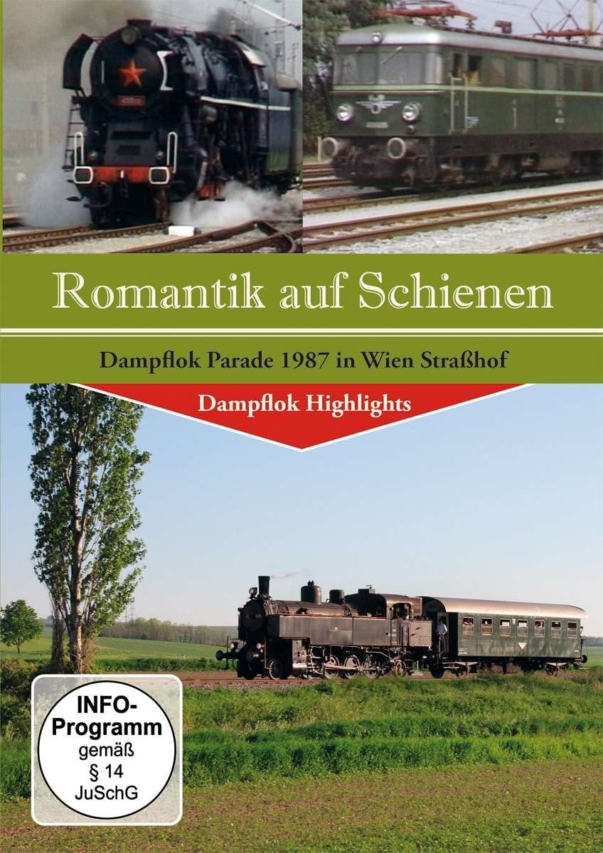 Dampflok Parade 1987 DVD Romantik auf Schienen Trenes Viena Straßhof Historia Alemania