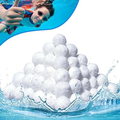 Balle Filtrante Piscine,700g Balles Filtrantes pour systèmes de Filtre a