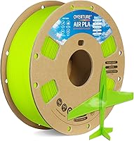 Vista 1 de OVERTURE - Filamento PLA Air, PLA pre-espumado de baja densidad, PLA ligero, carrete de cartón, 0.82 kg (1.8 lbs), precisión dimensional +/- 0.02 mm