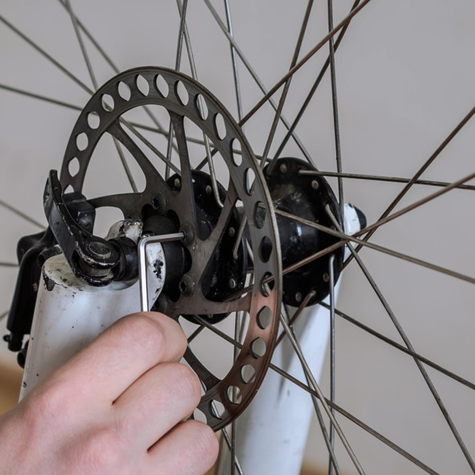 2 pezzi Disco freno per bicicletta, dischi freno da 160 mm, disco freno a 6 fori, disco freno per bicicletta in acciaio inox, set con viti e chiave a brugola per mountain bike e bici da corsa