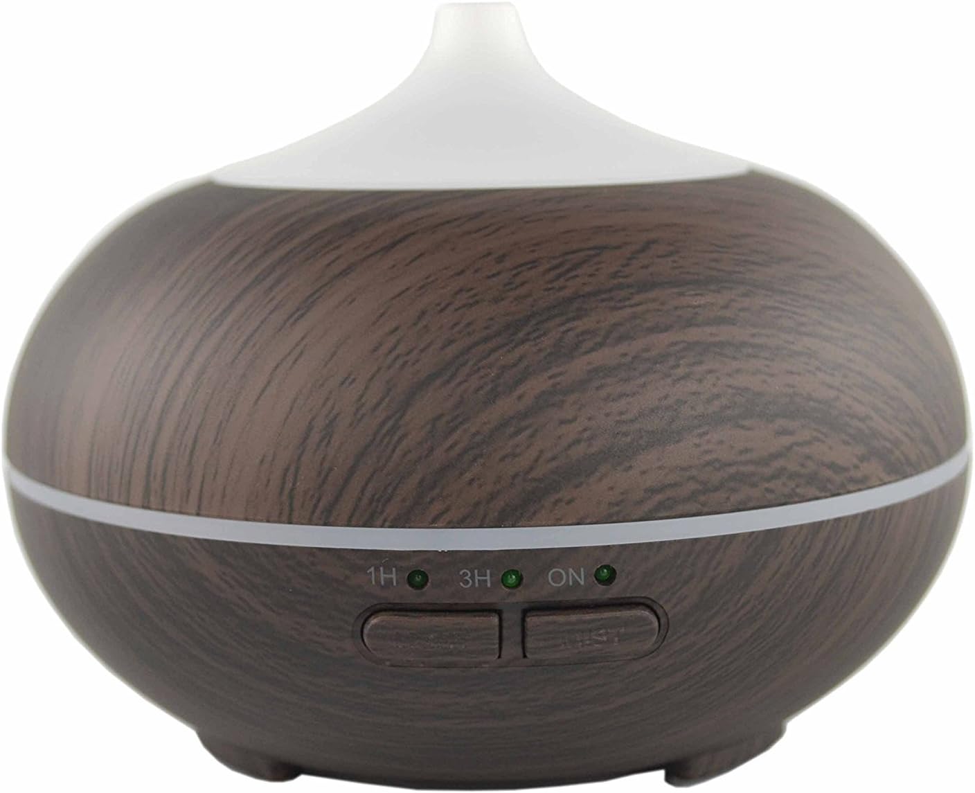 SAMYO 150ML Aromatherapy Essential Oil Purifier Aroma Diffuser Air Humidifier with 3 Timer Settings (Wood Grain)