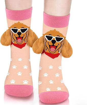 Funny 3D Animal Socks for Women and Teen Girls - Cute Novelty Crazy Silly Socks Gifts for Mom Girlfriend