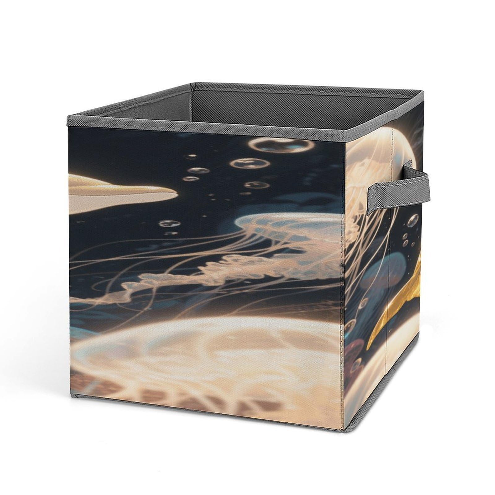 Fekiloot Style Golden Dolphin Storage Bins Storage Baskets