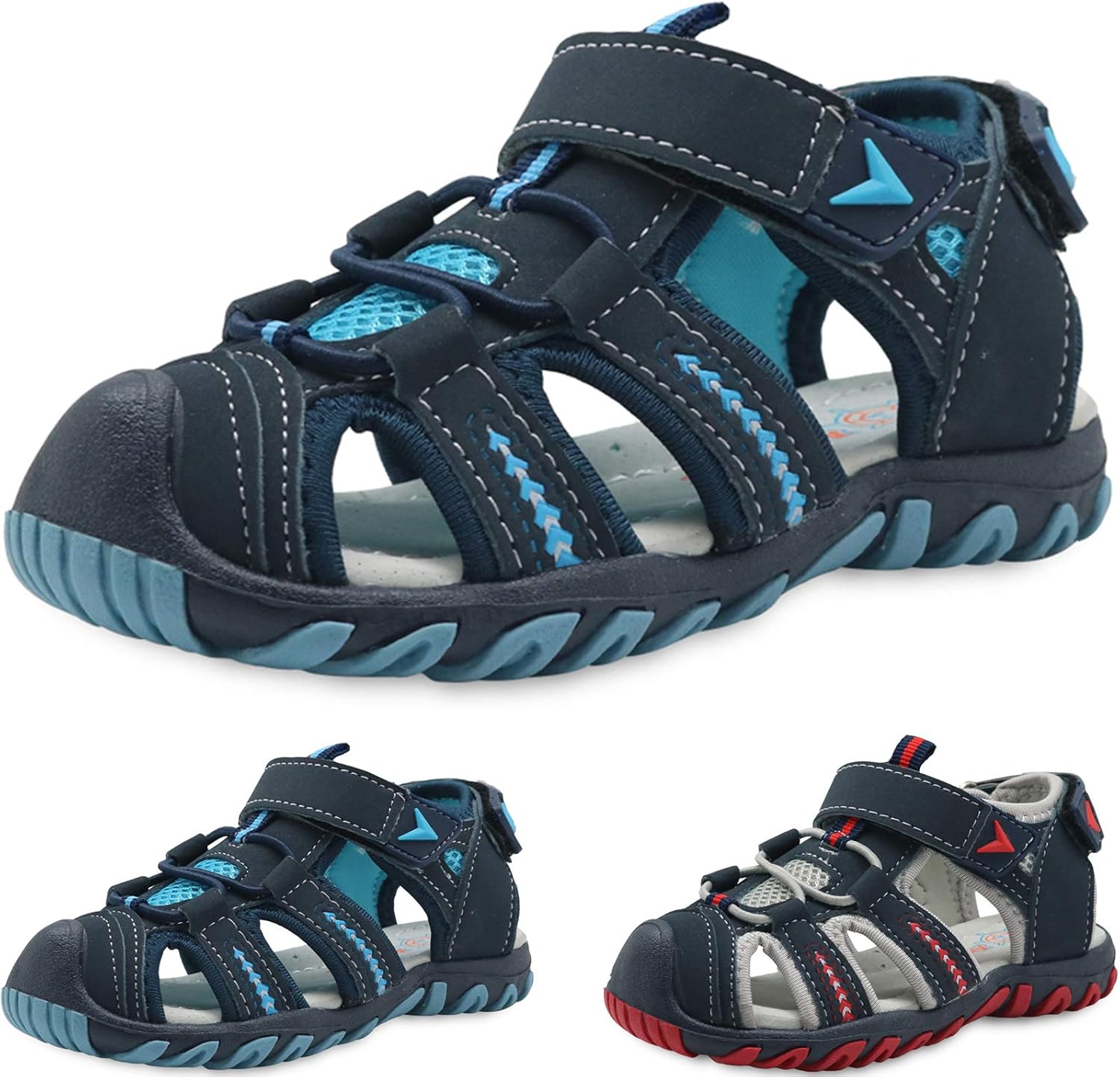 Sandali Trekking Bambini SAGUARO - Scarpe Chiuse Estive Per Outdoor E Spiaggia - Foto 6