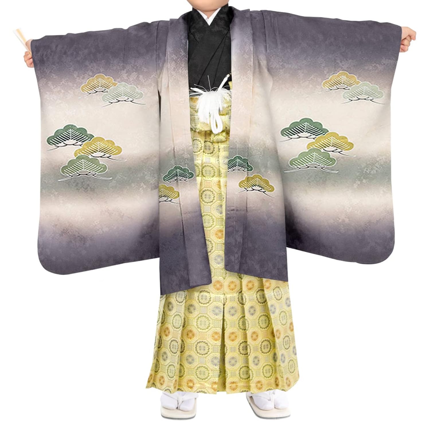 Amazon | [KYOETSU] [キョウエツ] 七五三 男の子 5歳 着物 袴 セット