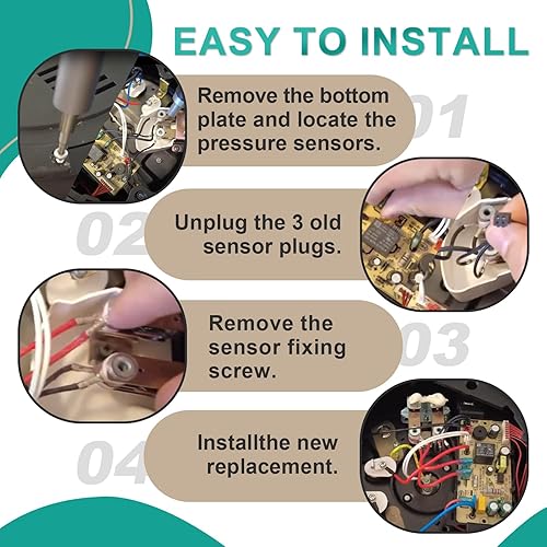 Miniatura 6 de Paquete de 2 sensores de presión para olla instantánea, sensor de presión de olla a presión o interruptor compatible con olla eléctrica, Cuisinart,