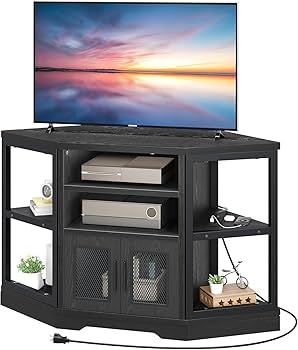 TVラック Amazon.com: YITAHOME Corner TV Stand for TVs up to 55/50