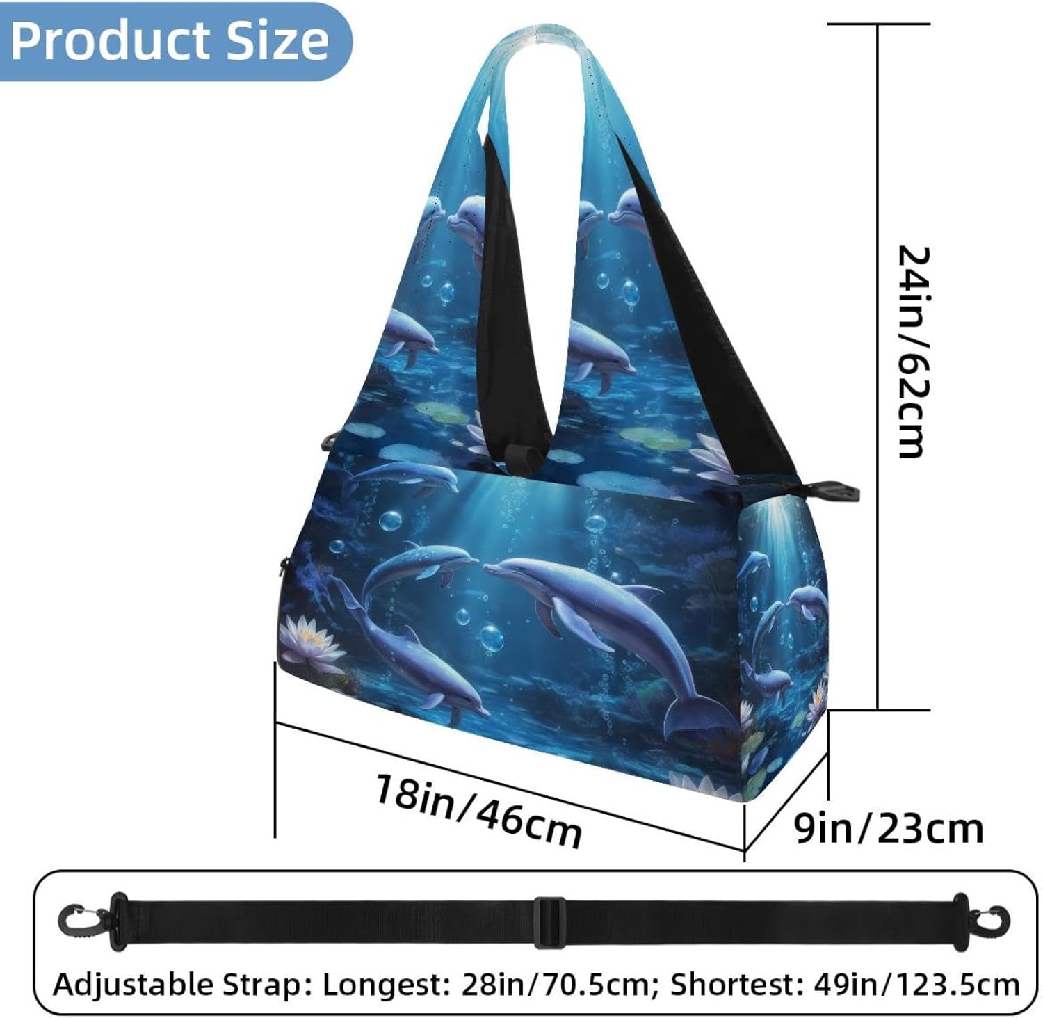 Yoga Mat Bag, Gym Workout Bag with Shoe Compartment, Dragonflies Dandelions Pilates Bag for Women, Quick Access Storage Yoga Tote Bag for Sports Travel Office