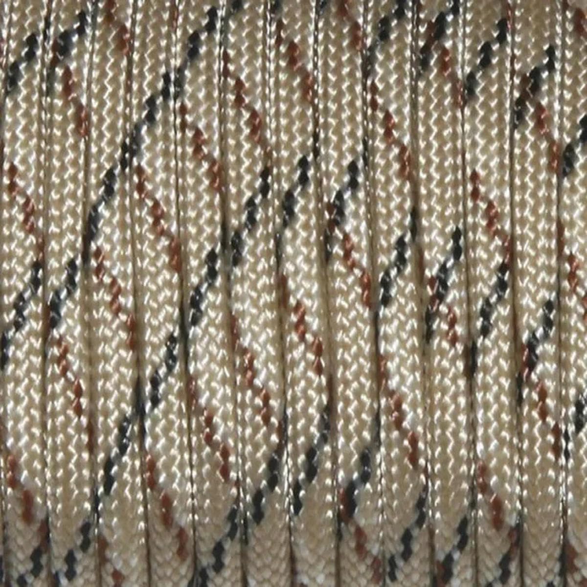 Corde d'arrimage, Corde paracorde en polyester 4 mm 9 brins multicolore 5-30 mètres(Camosand,30 meters)