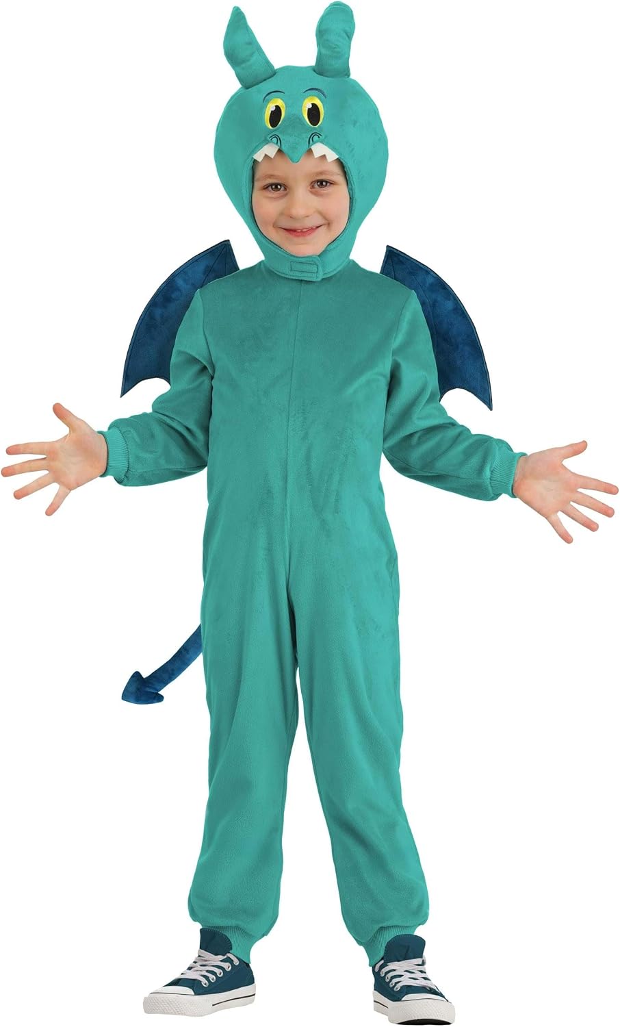 Disney Hercules Panic Costume for Toddlers Teal Villain Jumpsuit with Hood Halloween Outfit for Boys and Girls