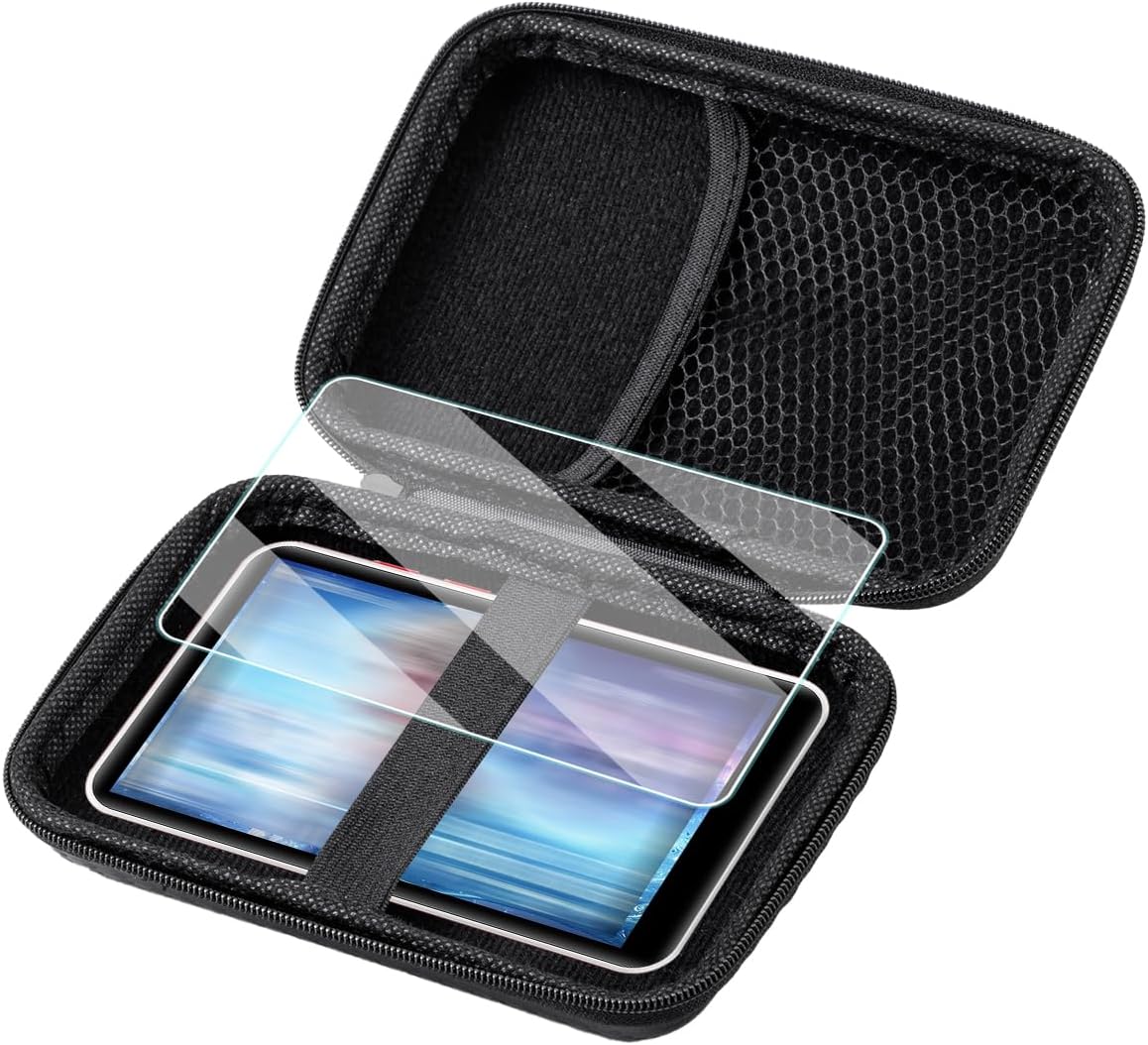 Hard Carrying Case for Oilsky H18 4.0” MP3 Player,UYRUREL Music Player Storage Bag,Tailored for Comprehensive Protection,with Screen Protector,Black.