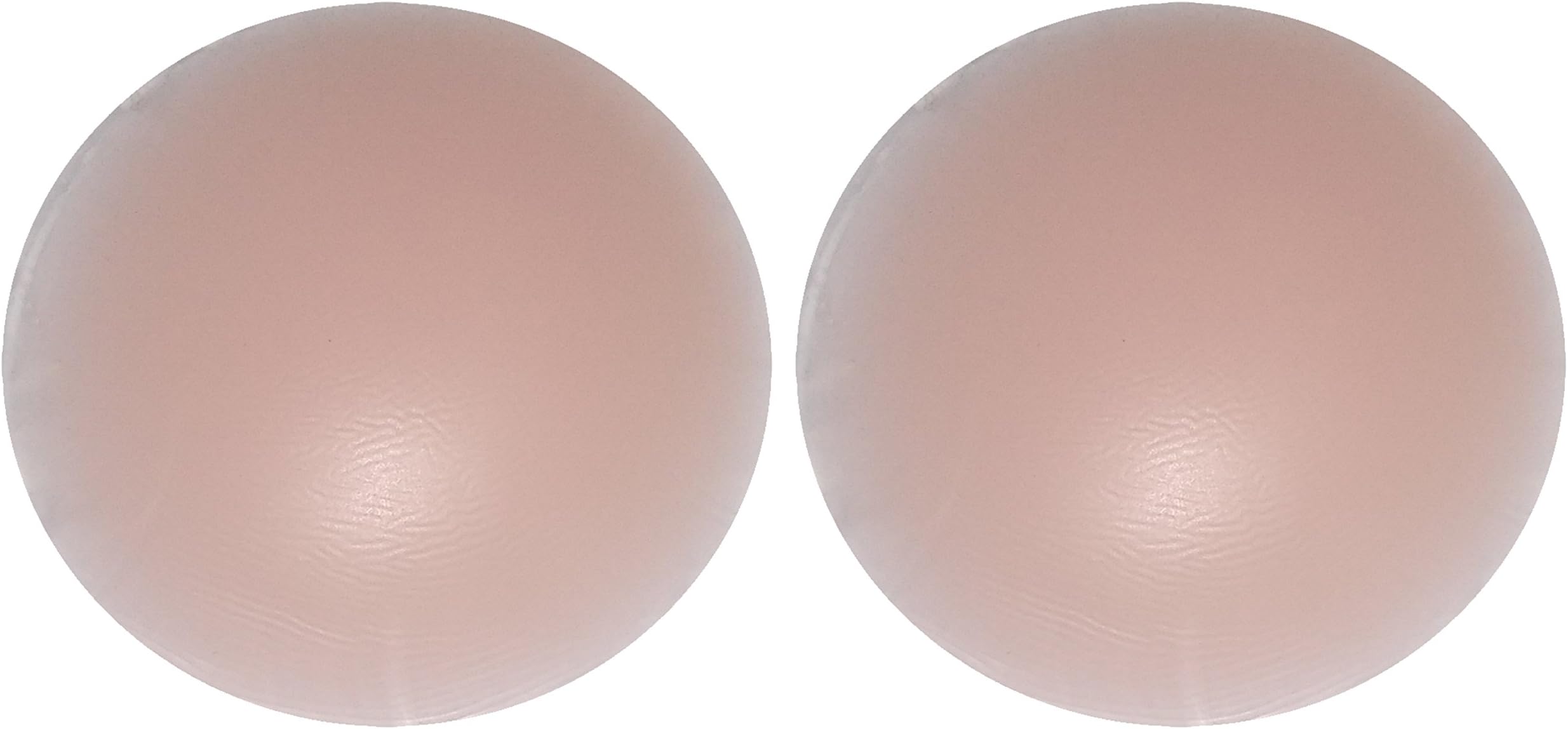 SHOPPY Villa Women’s Reusable Thin Silicone Nipple Cover Pasties | Skin-Friendly Self-Adhesive Nipple Pads for Invisible Coverage | Free Size, Beige