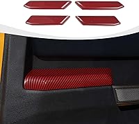 Vista 8 de Bronco - Cubierta de panel para manija interior de puerta compatible con Ford Bronco accesorios interiores de 4 puertas 2021-2024, color negro