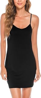 Combinacion Interior Mujer Vestidos Cortos, Enaguas para Vestidos Verano con Correas Ajustables S-XXL