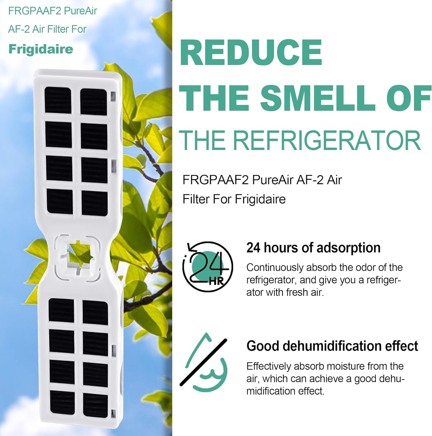 Refrigerator Air Filter – Compatible With Frigidaire 20522287A, 40522286A