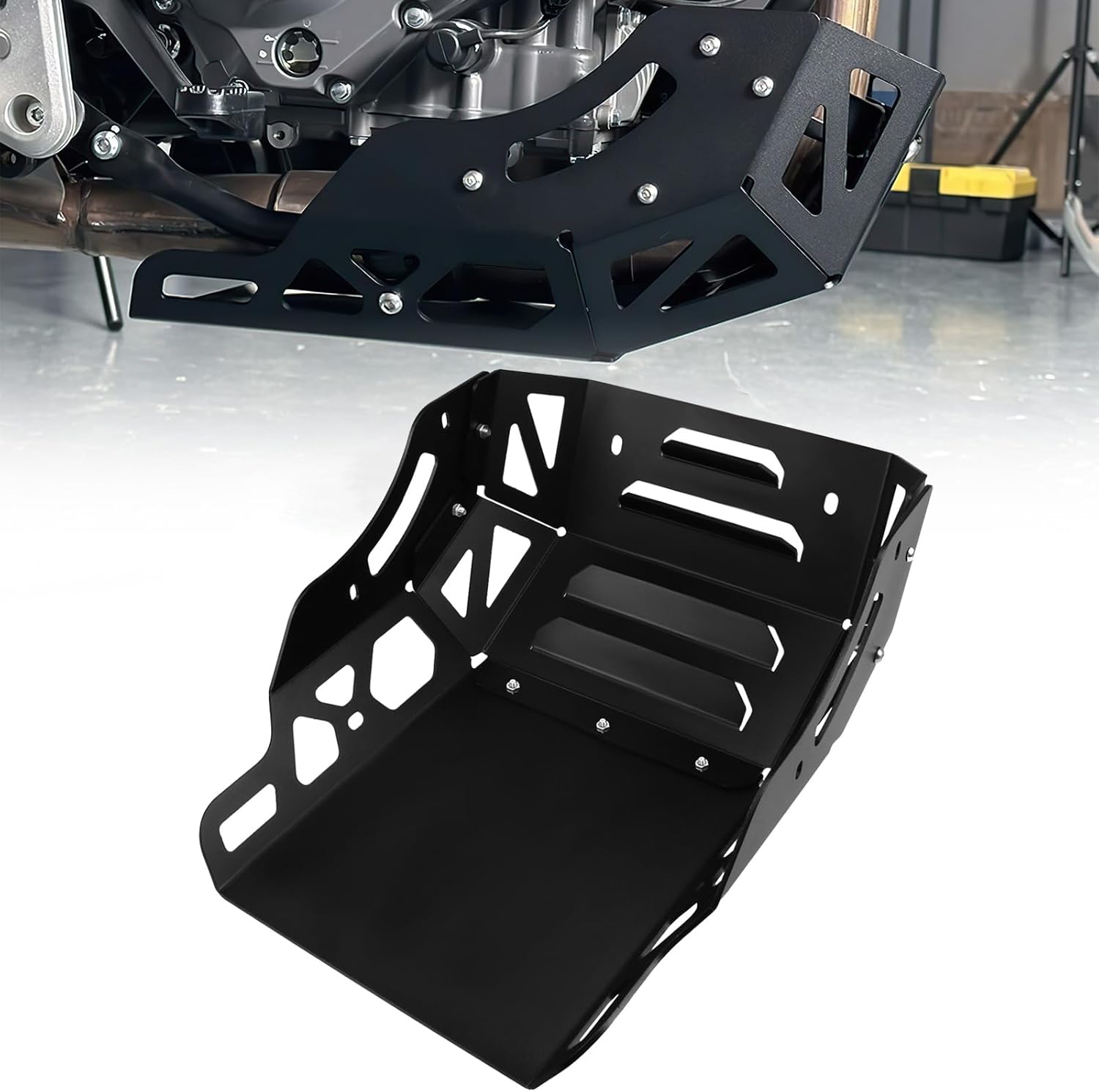 Motorcycle Skid Bash Plate Engine Underbody Guard for CFMOTO IBEX 450 2024-2025 450MT MT450 450 MT 2023-UP Engine Protection Cover Bash Plate