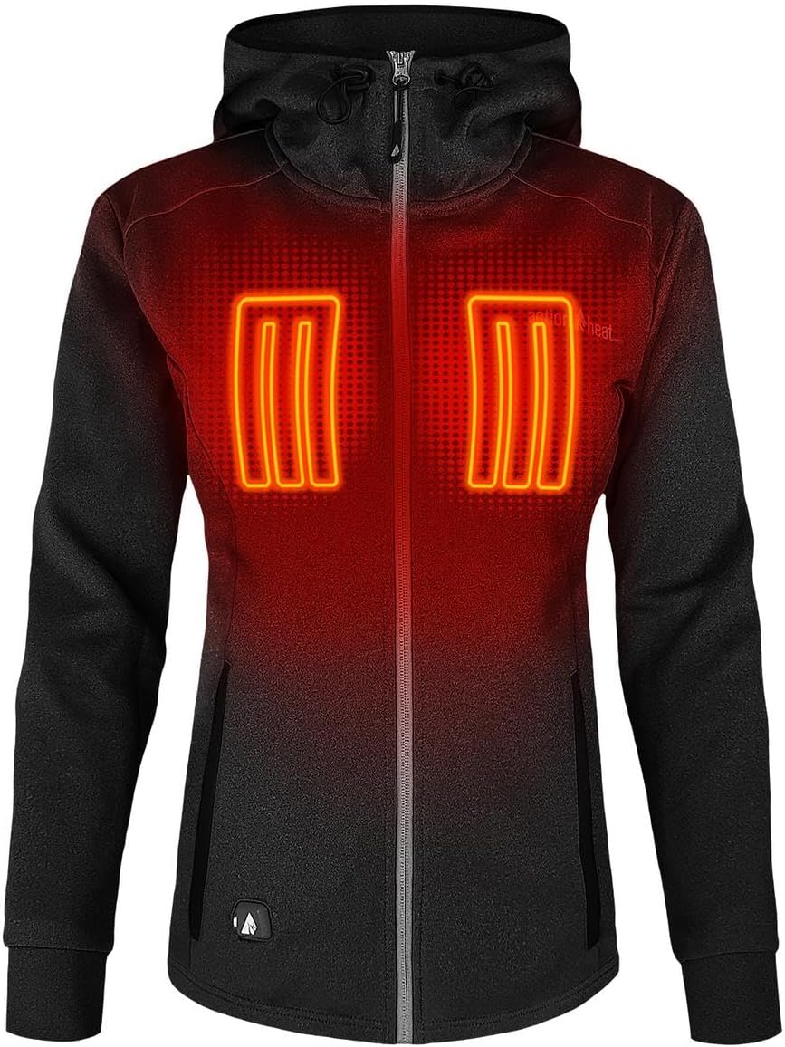 ActionHeat 5V Women's Slim Fit Battery Heated Hoodie XXL