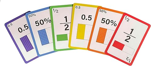 Miniatura 3 de Math Magic Números salvajes número de coincidencia o color para ser el primero en deshacerse de todas tus cartas. Una fracción divertida, decimal,