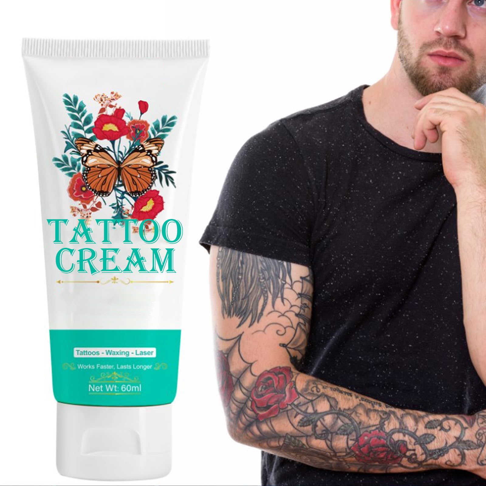 Crema anestetica tatuaggi, crema paralizzante tatuaggi - Crema Sollievo per  tatuaggi & depilazione, Potente con azione lenitiva e sollievo dal dolore -  Crema Tattoo Idratante che Protegge : Amazon.it: Bellezza
