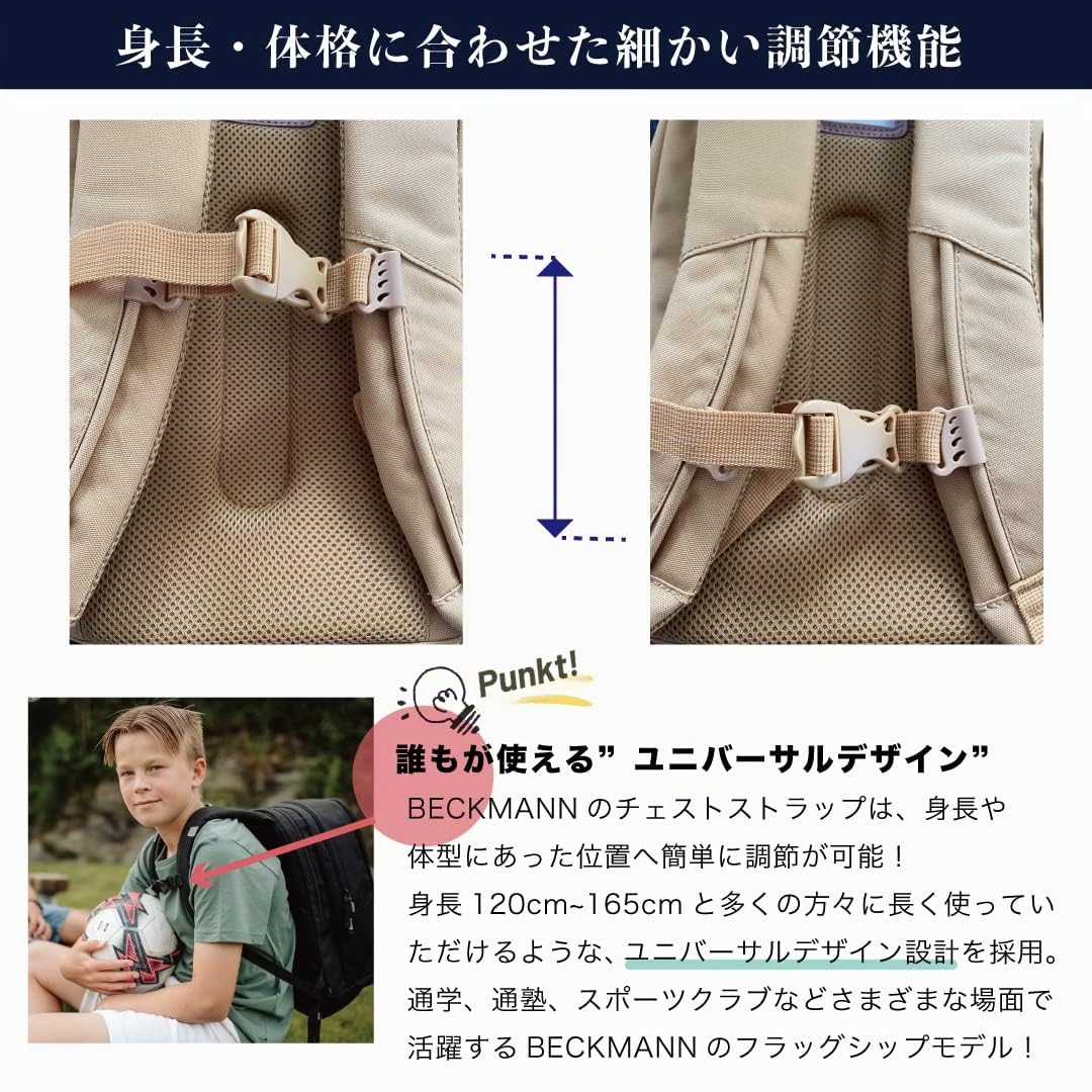 Beckmann Rucksack Freizeitrucksack mit Laptopfach Urban Midi Backpack 26L Light Purple flieder