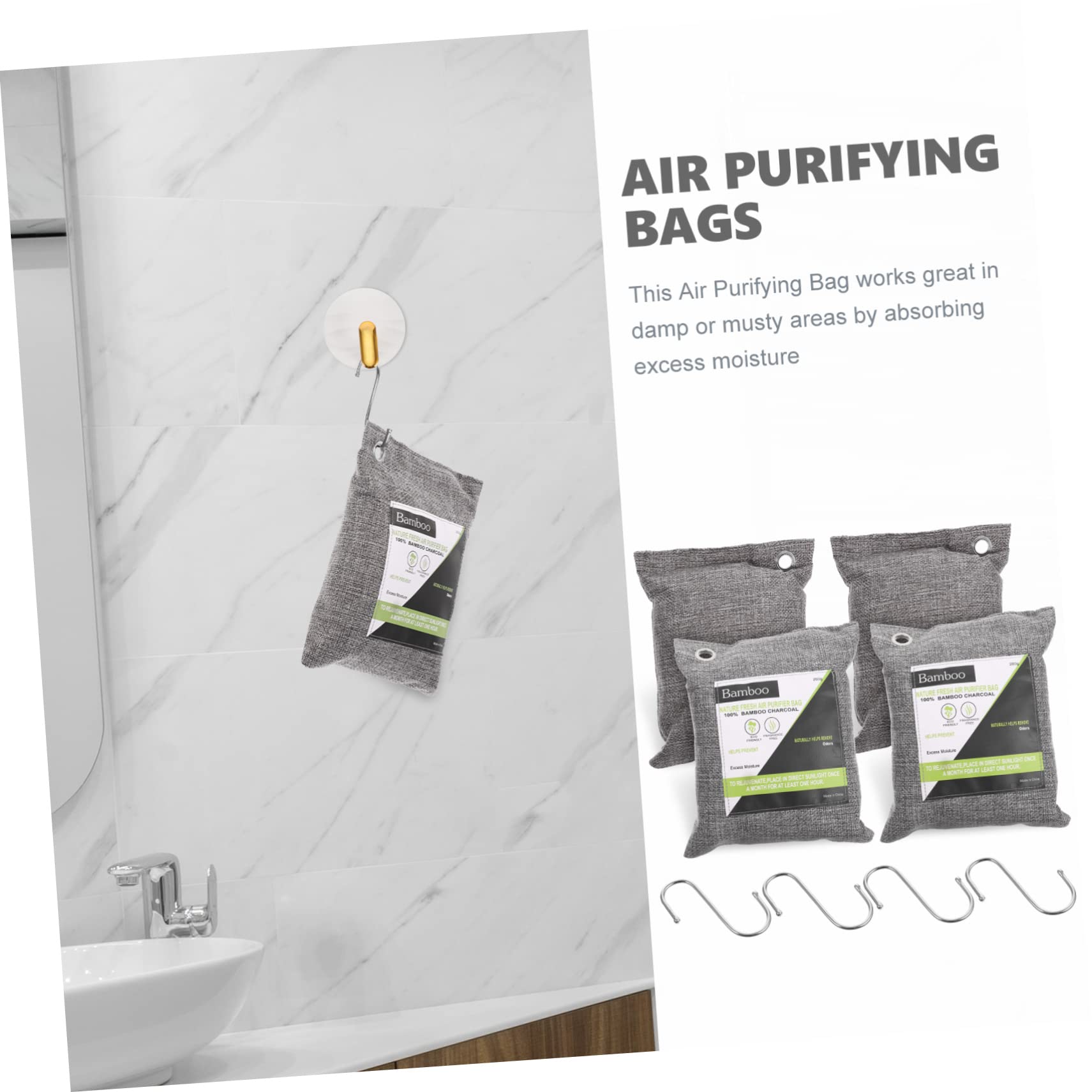 Purificador De Aire Bambú Filtro De Activado Bolsas Bambú Fresco Para Eliminar Olores Bolsa Purificadora De Aire Hogar Desodorizante Profesional Para Zapatos