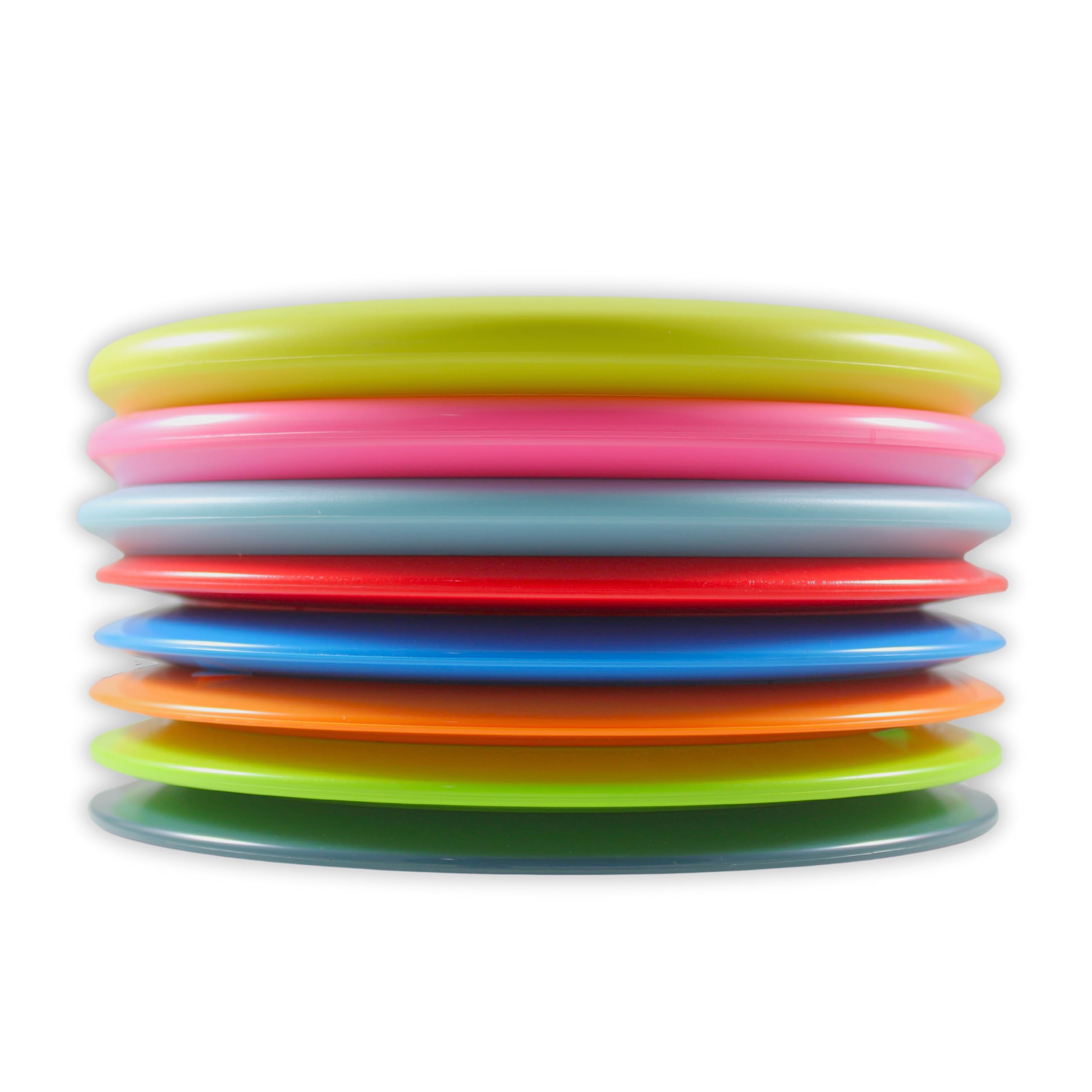 Complete Disc Golf Set with 8 Discs and Slinger Bag (Grey)