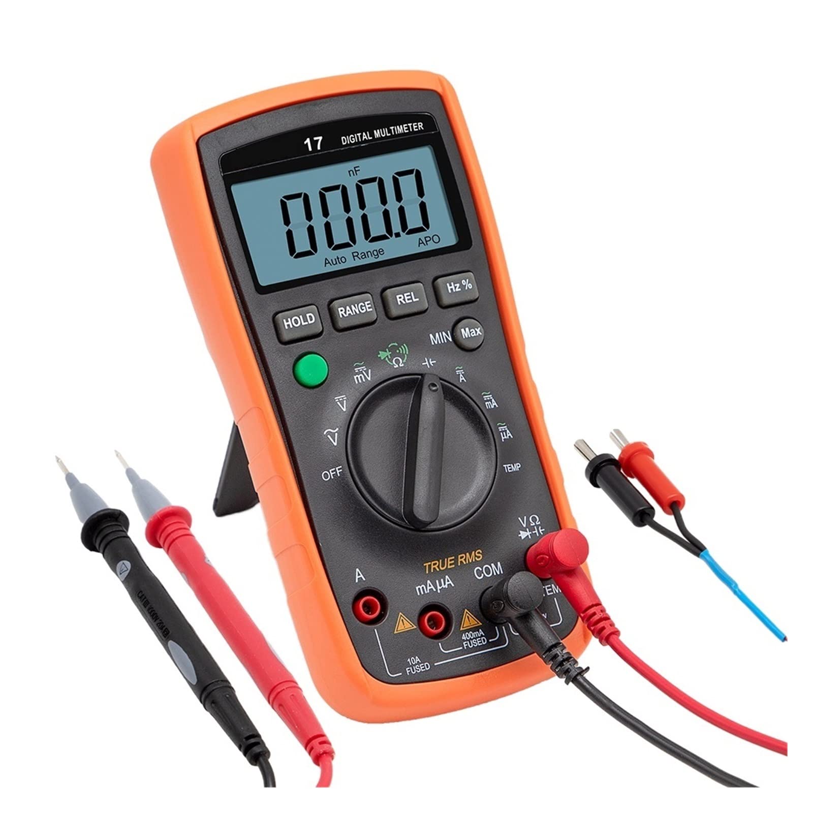 Multímetro Digital Inteligente Recargable Multímetro Digital 4000 recuentos Smart Multimetro Tester Ohm Capacitancia Medidor de Voltaje