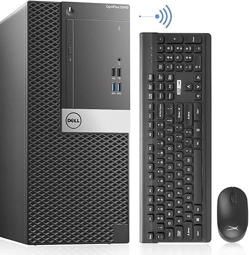 Dell Torre OptiPlex 5040, Intel Core i5-6500, 16 GB de RAM, SSD M.2 NVMe de 512 GB, disco duro de 1 TB, WiFi AC8260, soporte para monitor de 3 x 4K,