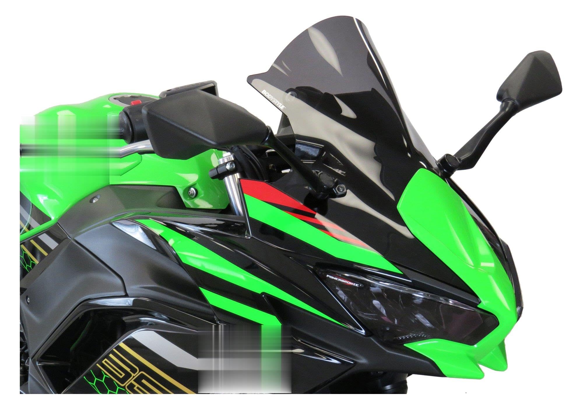 WRS Sportscheibe Matt Schwarz Für Benelli Leoncino 500 (2017–2023) – Aus PMMA-Plexiglas, 3 Mm Dick, Sportliches Design