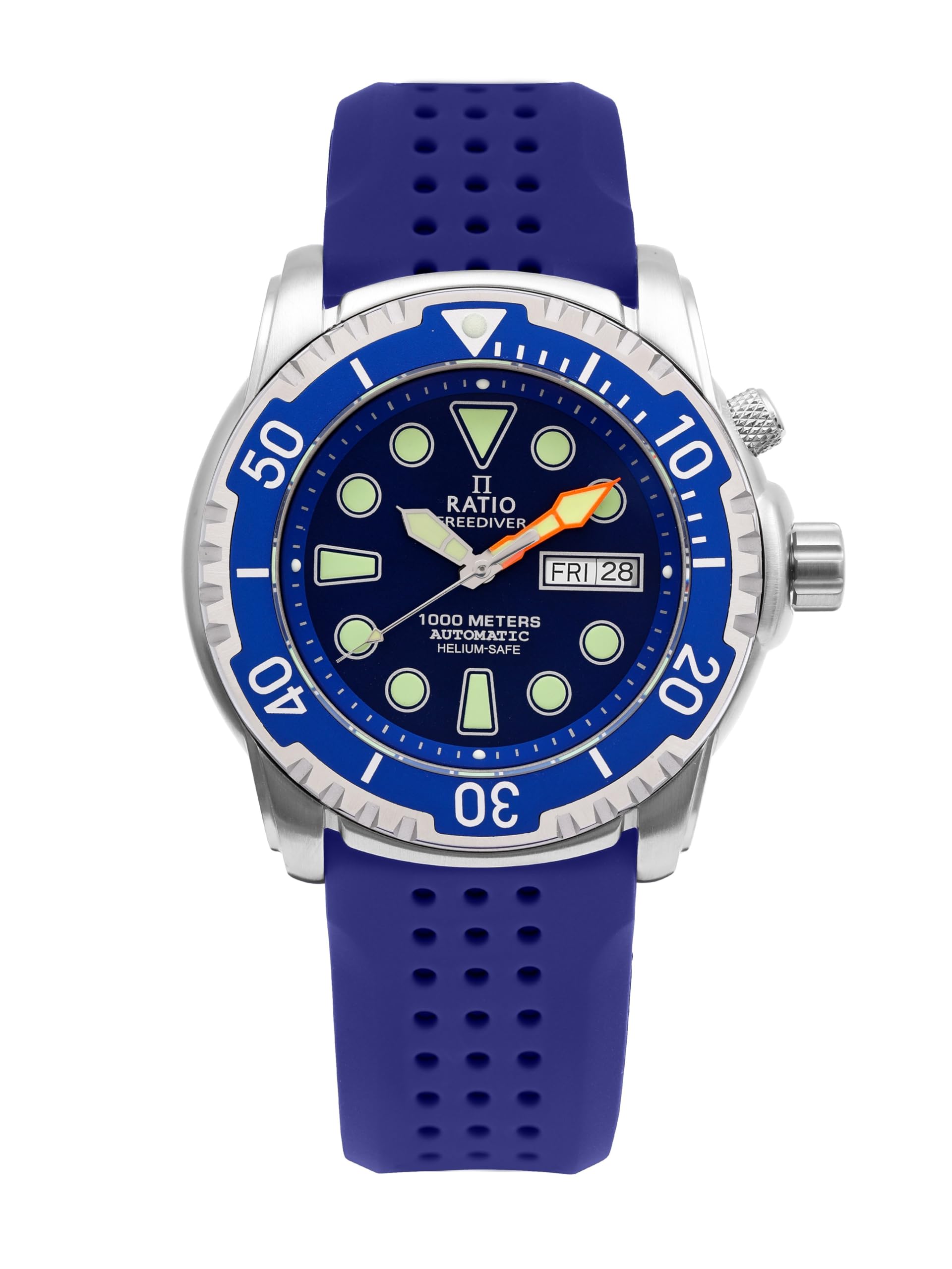 FreeDiver Helium-Safe Dive Watch Sapphire Crystal Automatic Diver Watch 1000M Water Resistant Diving Watch for Men
