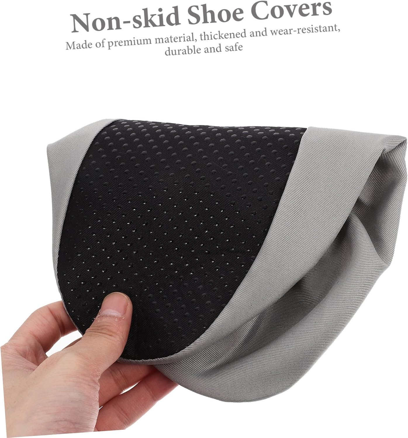 Shoe Covers Waterproof 3 Pairs Non Slip Shoe Covers for Indoor Lab Computer Room Easy to Wear Random