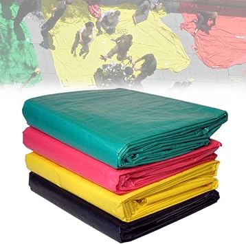 Emergency Triage Tarps Mini Treatment Area Set of 4 for First Aid & Emergency Response Red, Yellow, Green, Black