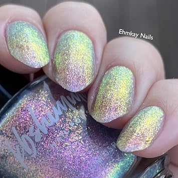 KBShimmer Just The Coolest Multichrome Microflake Nail Polish 0.5 oz Full Sized Bottle