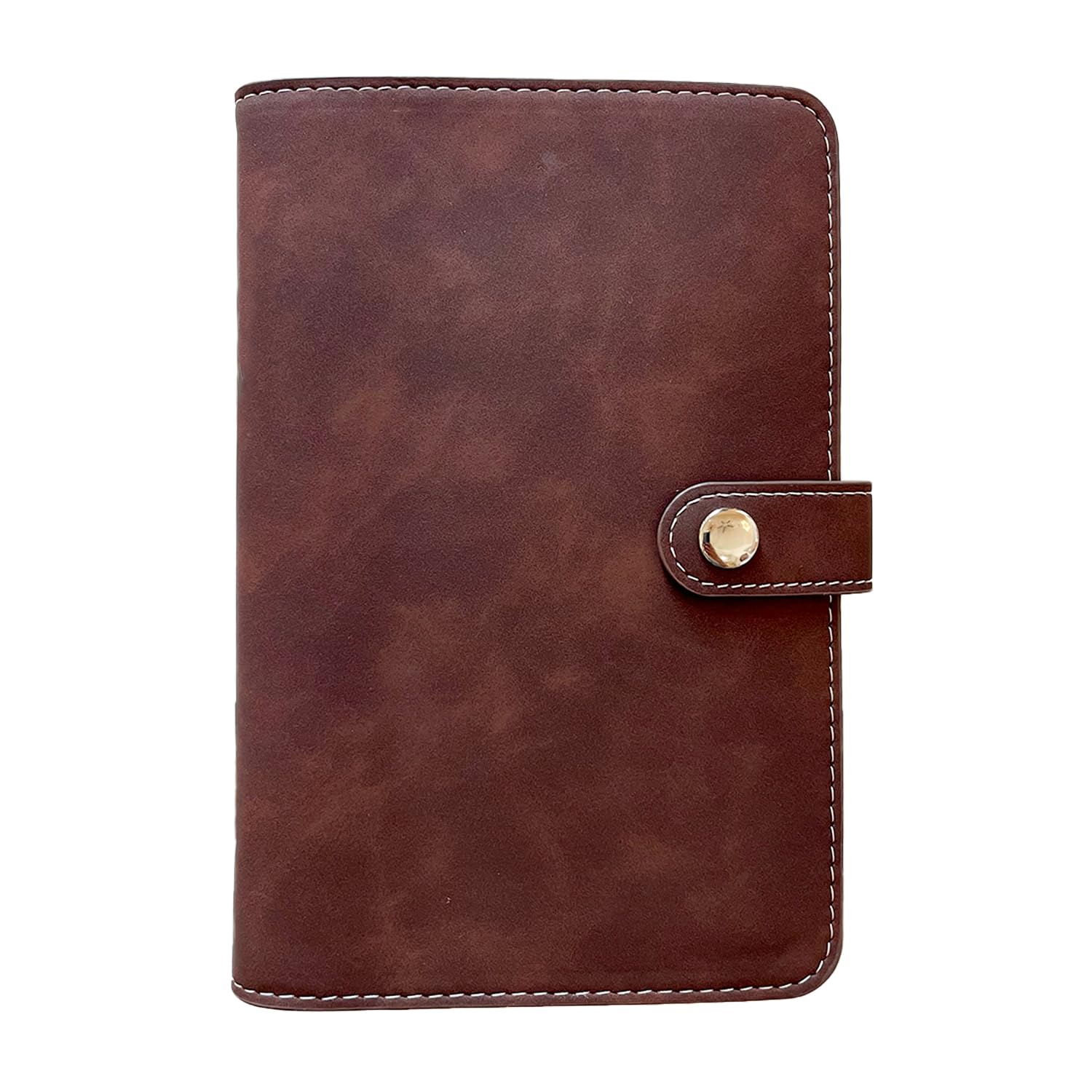 GenericDark Brown Faux Leather Multi-Use Refillable Artistic Companion, A Stylish and Functional Refillable Accessory for Expressive Writing, Organization, and Planning