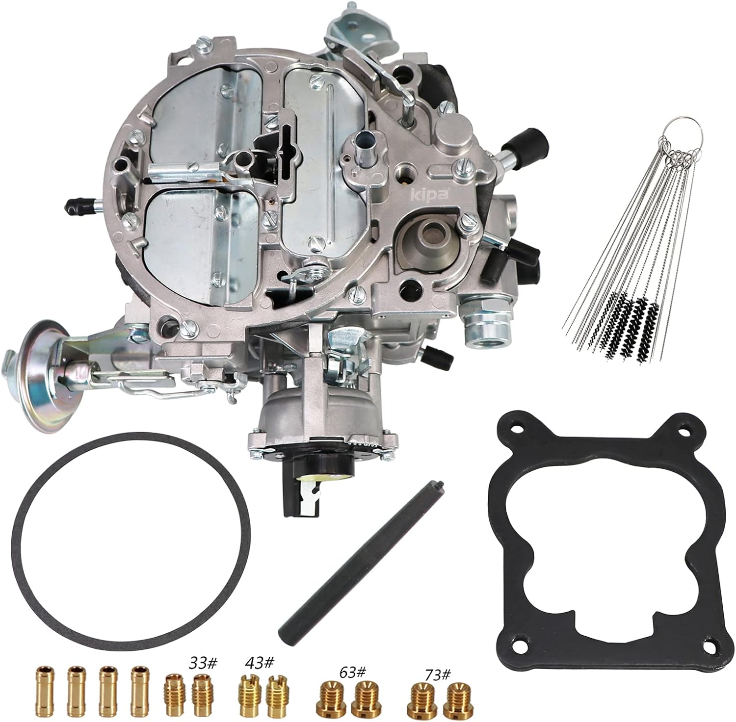 KIPA Carburetor For 1904R 1906R Rochester Quadrajet 4MV Vacuum Secondary 750-cfm electric Choke 4-BBL, Replace for Chevy car truck with 305-350c.i Engine 1980-1989 : Automotive