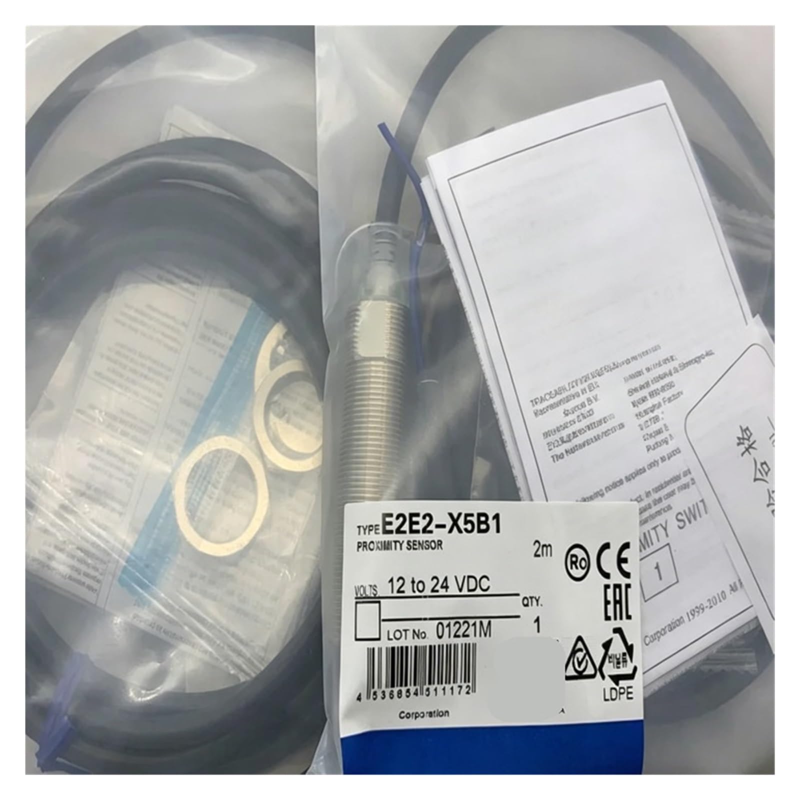 TPKMVGAP 1pcs E2A-M12LS04-M1-B1 E2A-M12LS04-M1-B2 E2A-M12LS04-M1-B3 E2A-M12LS04-M1-C2 sensor(E2A-M12LS04-M1-B1)