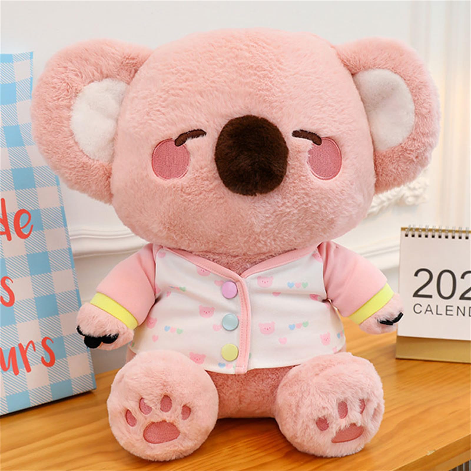 champracer Koala Stofftier, Koala Kuscheltier Groß, Niedlich Plüschspielzeug Koala, Koala Bär Plüschpuppe, Koala Plüschpuppe Kuscheltier, Plüschpuppen für Jungen und Mädchen (43 cm)