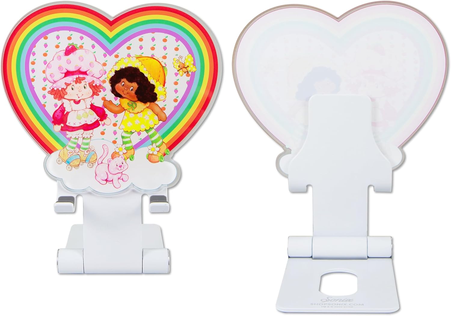 Sonix Character Phone Stand | Adjustable Cell Phone Holder, Desk Stand, Dock | Strawberry Shortcake x Orange Blossom