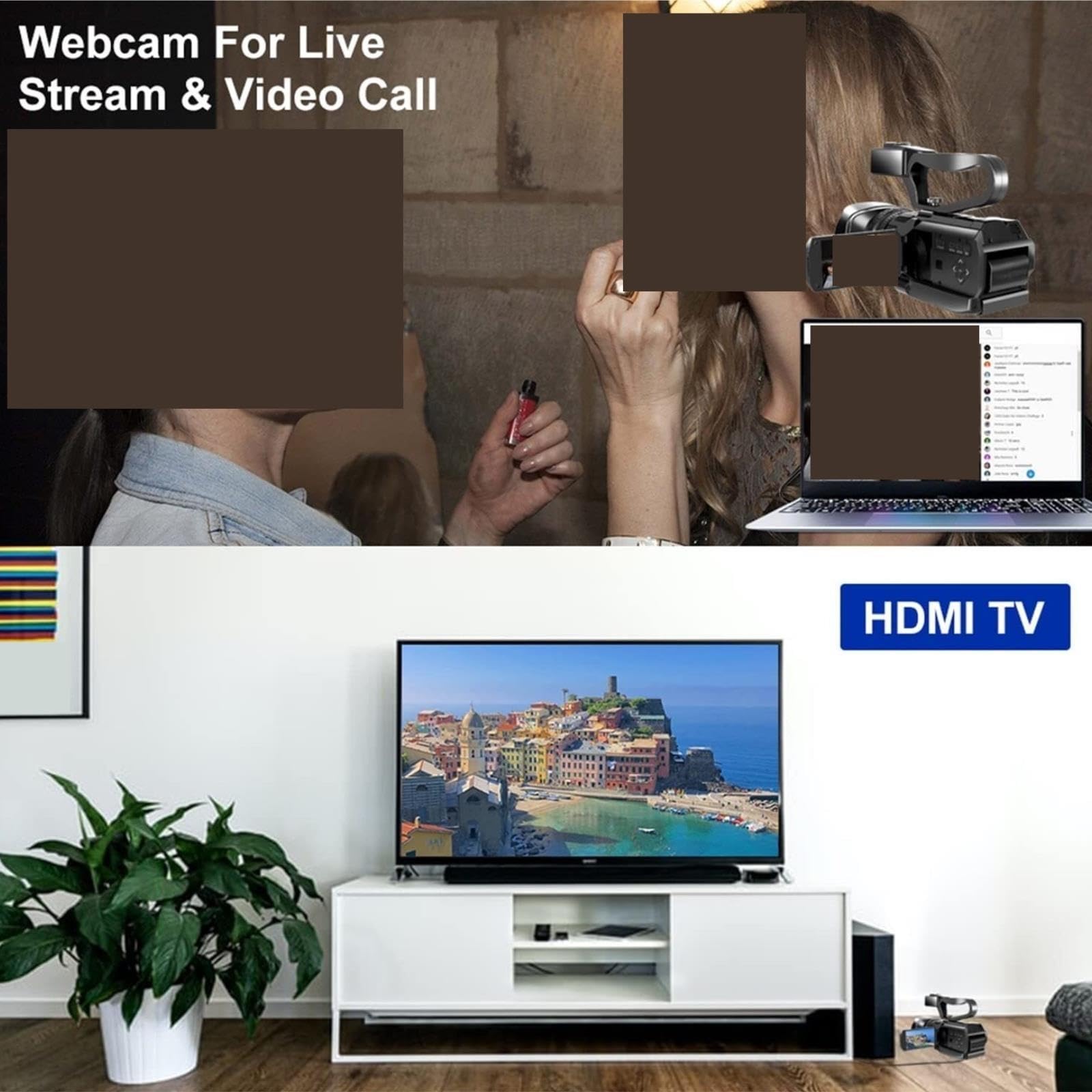4k WiFi-Kameras 3,0-Zoll-Touchscreen-IR-Recorder-Nachtsichtkamera