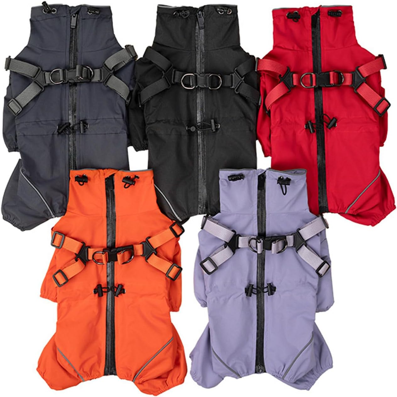 Water Raincoats Pocket Dog Raincoats Fashionable Pet Dog Rain Jackets for Rainy Outings with Your Pet Comfortable Dog Coat