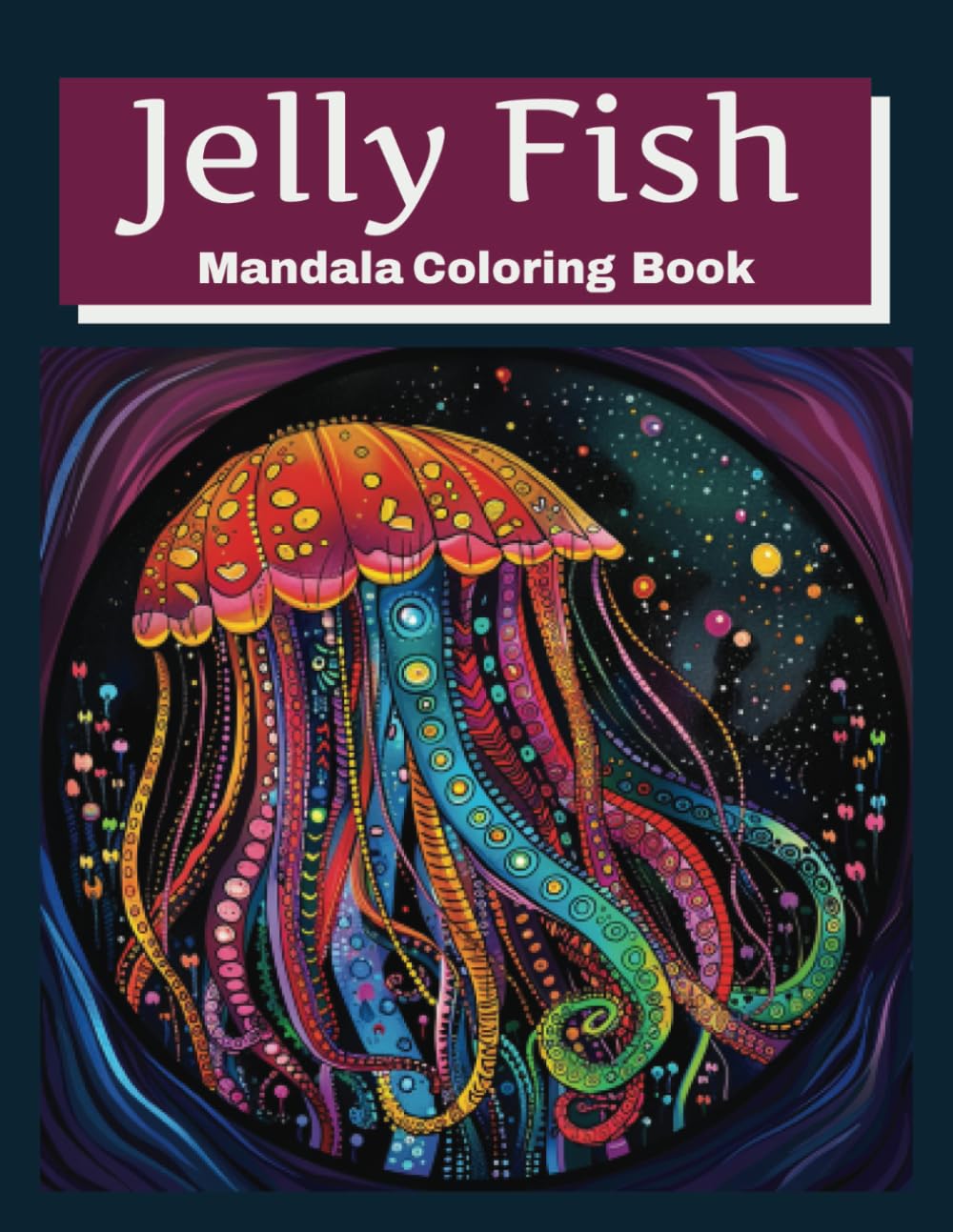Jelly Fish Mandala Coloring Book