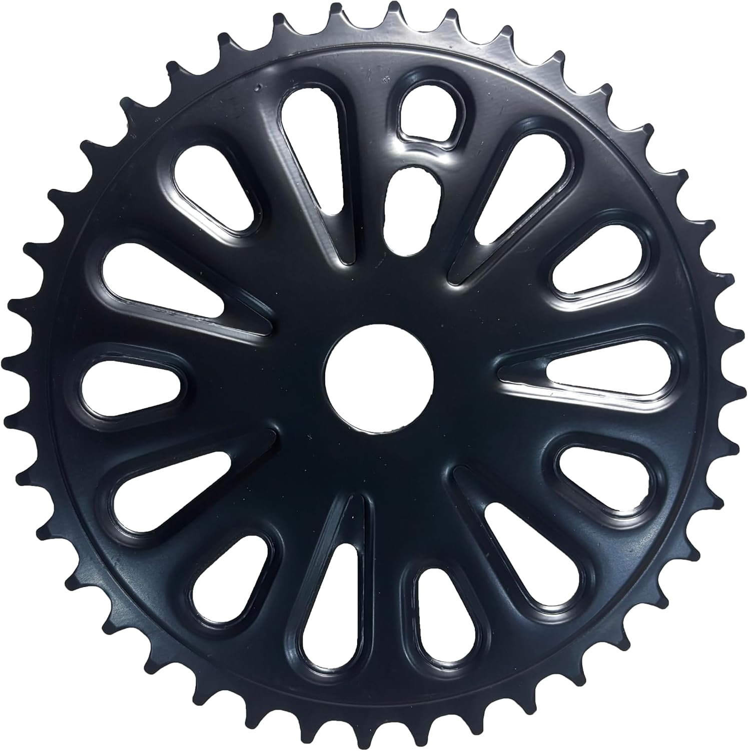 XYAUTO 36T/40T/44T Bicycle Bottom Crank Chainring Sprocket fit 2" Cup one-Piece Crankset | Bike Bottom Crank Chainring Sprocket 1/2 X 1/8 Black Color