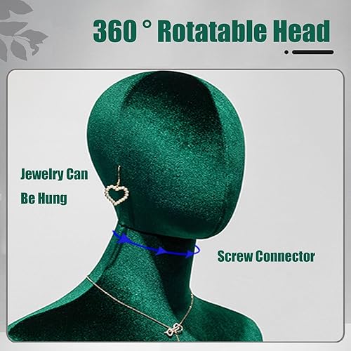 Miniatura 4 de Adjustable Female Dress Form Mannequin Torso - 53-77 Inch Height for Sewing, Jewelry Display & Tailoring - I-Small Size Stand Included