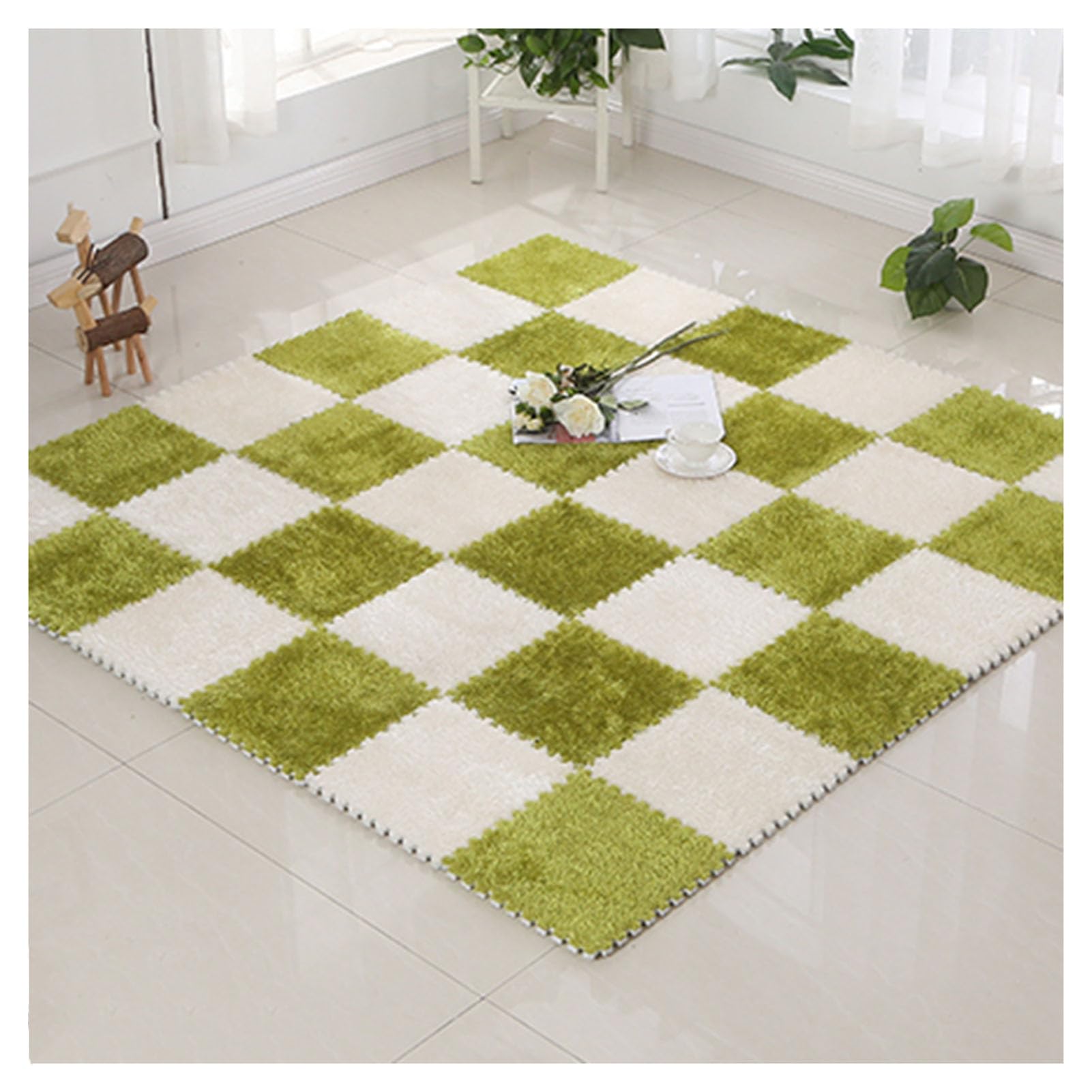 Tapis de jeu puzzle en mousse antidérapant pour protéger bébé