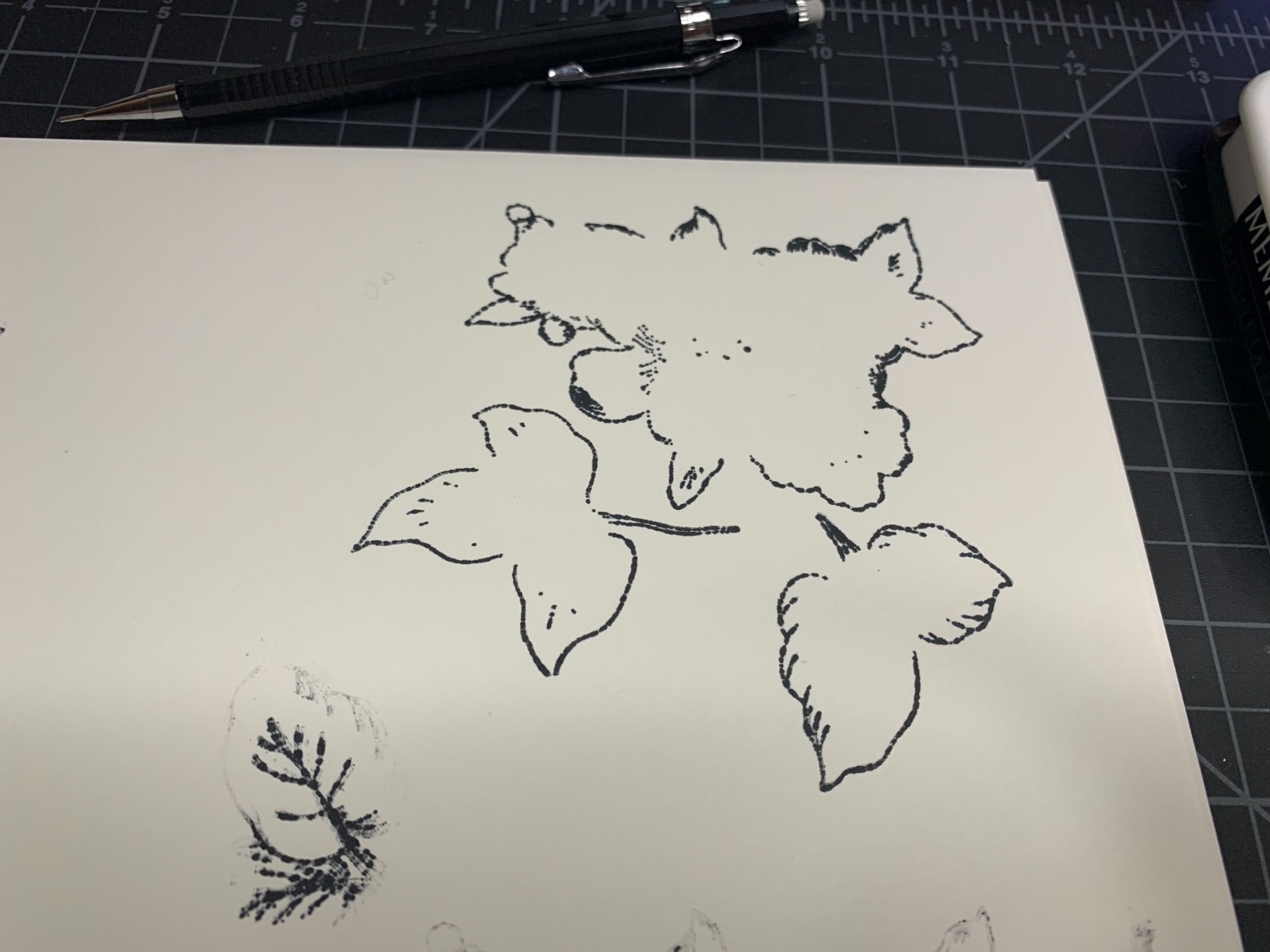 Kwan Crafts Flowers Leaves Clear Stamps for Card Making Decoration and ...