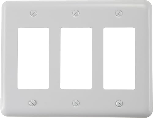 Miniatura 1 de Amerelle Devon Triple Rocker - Placa de pared de acero en color blanco