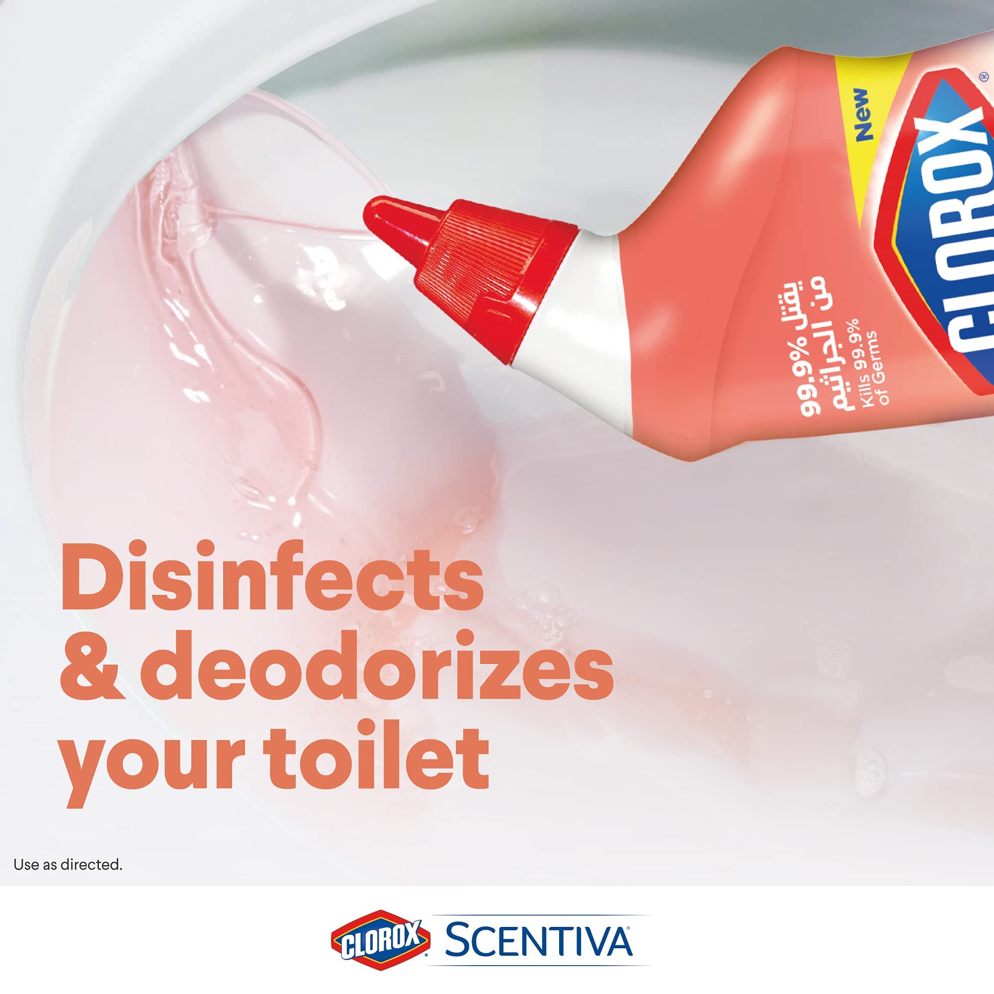 Buy Clorox Scentiva Toilet cleaner 709ml, Japanese Spring Blossom, Bleach Free Toilet Bowl