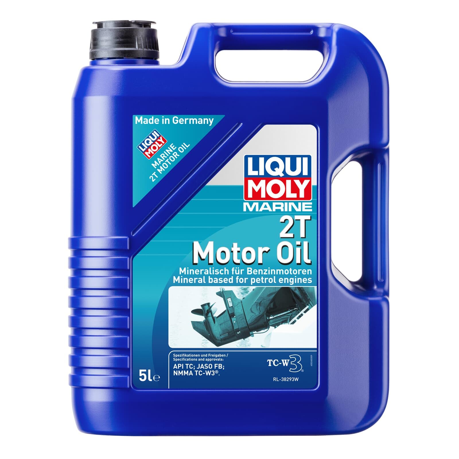 LIQUI MOLY Marine 2T Motor Oil, 5 L, Huile à 2 coups, SKU: 25020 | 25020, Huile moteur Marine 2T