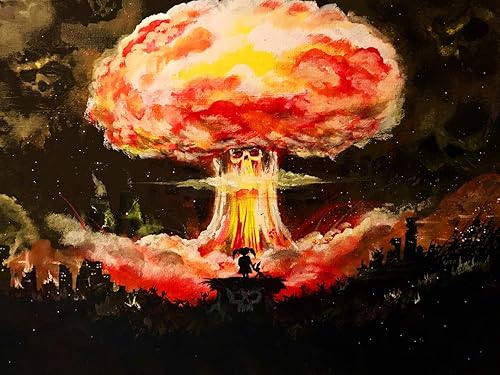 Buyartforless EDC404 - Lienzo decorativo (10.0 x 8.0in), color negro